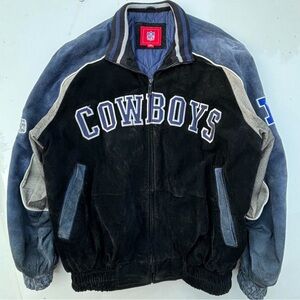 NFL Black and Gray Varsity Bomber Jacket